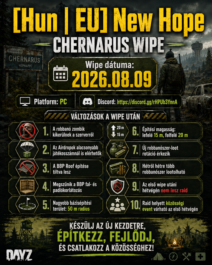 [Hun | EU] New Hope  Wipe